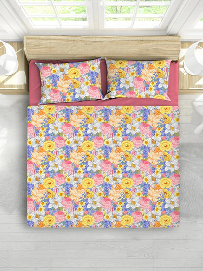 KING FLAT SHEET SET (FLORITA)