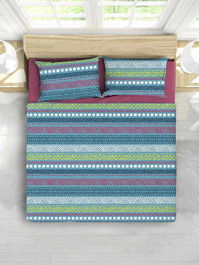 KING FLAT SHEET SET (IKAT)