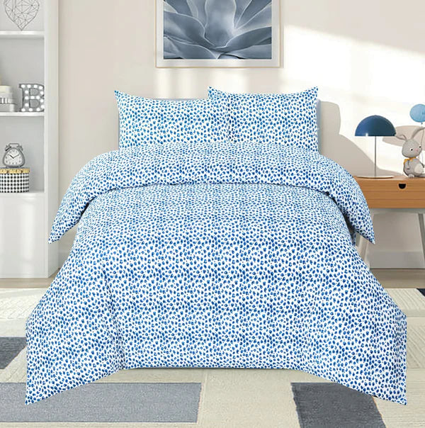 Cheetah Blue - Bedsheet